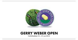 13-21 juin 2015 Gerry Weber Open