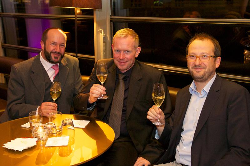 Jens Holzkämper et Ulrich Hintzen de la société Krämer et Benoît Defranoux
